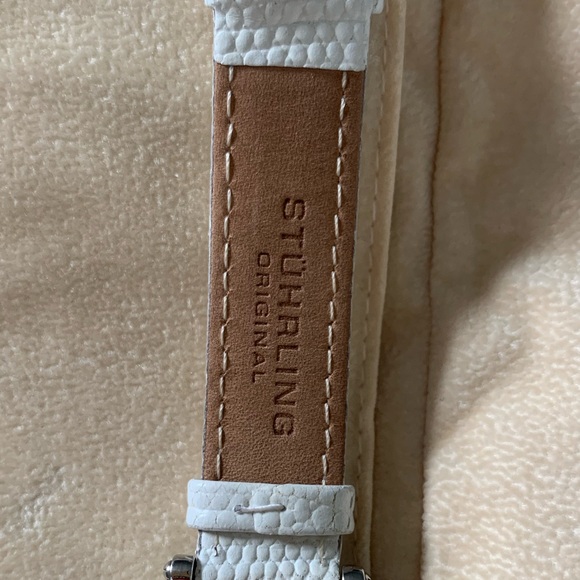 STUHRLING DIAMOND WHITE WATCH - Picture 10 of 14